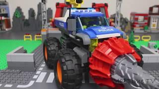 LEGO Cars and Trucks Experemental police car Video for Kids