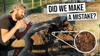 We DESTROYED OUR RAISED BED GARDEN! What's inside a 3 year old HÜGELKULTURED bed!