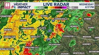 Storms move through metro Atlanta, north Georgia | Tracking Helene's path