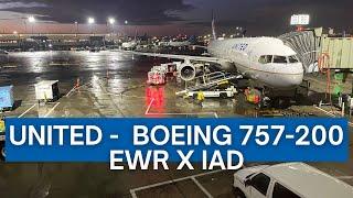 TRIP REPORT | United Airlines - Boeing 757-200 - Newark (EWR) to Washington D.C (IAD) | Economy