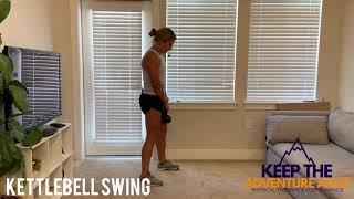 How to do a kettlebell swing | For beginners | Keep the Adventure Alive