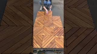 Transform Your Space: Easy-Install Acacia Deck Tiles!