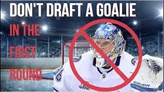 DON'T DRAFT A GOALIE IN THE FIRST ROUND!! - Fantasy hockey draft strategy #1