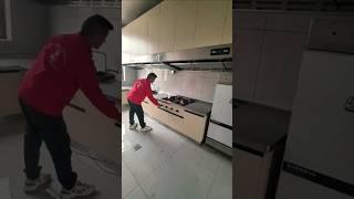 STUNNING Villa Kitchen with Stainless Steel#viralvideo