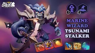 KING OF SEAFIRST TIME TSUNAMI STALKER SHOWS IT'S TRUE POWER !! - Auto Chess Mobile