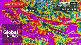 Potential "bomb cyclone", strong fall storm expected off BC coast