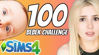 YENİ 100 BEBEK CHALLENGE !! (The Sims 4)