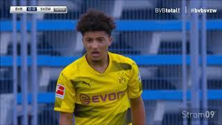 Jadon Sancho vs SV Zulte-Waregem Friendly (08/01/2018)