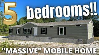 ULTRA LARGE 5 bedroom mobile home on a lot if you need it?! House Tour