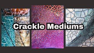 3 crackle paint mediums: perfect for mixed media