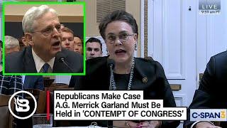 Merrick Garland faces 'CONTEMPT OF CONGRESS' for Biden Audio Cover-Up