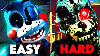 I Played FNAF Remakes But Every Game Gets HARDER