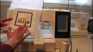 Updated  home Janome memory  craft 500e Embroidery machine beginners