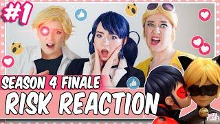 Cosplayers React to Miraculous Ladybug - Risk (Shadow Moth's Final Attack - Part 1)