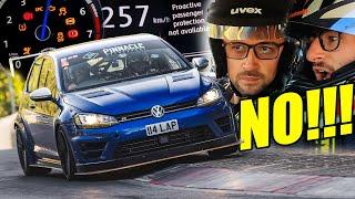 Pushing 502hp VW Golf R Over its Limit! // Nürburgring