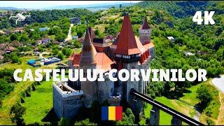 Romania | Castelului Corvinilor | 4K Ulta HD | Video cu Drona