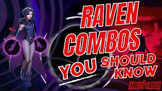 RAVEN IS THE BEST! RAVEN COMBO SHOWCASE! BEGINNER TO ADVANCED COMBOS [REUPLOAD]