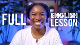 FULL ENGLISH LESSON | Real English Vocabulary Words & Expressions Used by Native Speakers