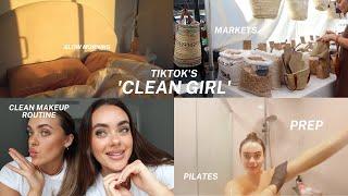 OUR CLEAN GIRL ROUTINE! (updated everyday makeup, pilates, self-care)