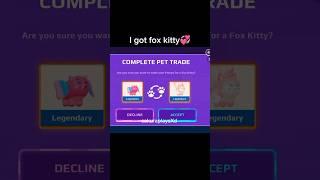 trading pamps for fox kitty#pkxd#pkxdgame#pkxdgameplay#gaming#shorts#pkxduniverse#yt