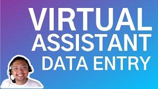 Virtual Assistant Data Entry Task