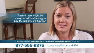 ConsumerAffairs Debt Category "Guide to How Debt Settlement Works" (2:00)