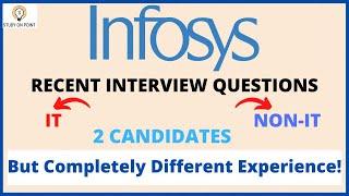 INFOSYS INTERVIEW Questions | IT AND NON-IT Background | 2 Completely Different Interview Experience