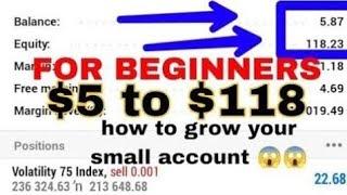 FLIP YOUR SMALL ACCOUNTS WITH THIS POWERFUL STRATEGY,BOOM AND CRASH