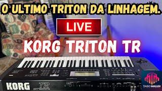 LIVE TIAGO MALLEN - KORG TRITON TR  (O ULTIMO A DA LINHAGEM TRITON) #live #teclado #keyboard