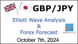 GBP JPY Elliott Wave Analysis | Forex Forecast | October 7, 2024 | GBPJPY Analysis Today