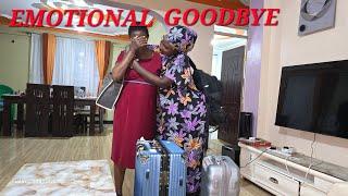 EMOTIONAL GOODBYE TO MY MOM...Till next time