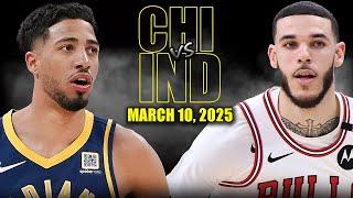 Chicago Bulls vs Indiana Pacers Full Game Highlights - March 10, 2025 | NBA Regular Season