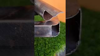 Old welder's clever trick round pipe corner connection#welding #trick #skills