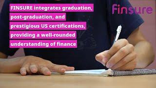 FINSURE integrates graduation, post-graduation, and prestigious US certifications.