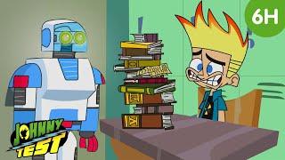 JOHNNY HAS TOO MUCH HOMEWORK!  | Johnny Test Official Compilation | WildBrain Max