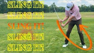 WHY you’re not SLINGING IT! // It’s so EASY!!#golfswing #golftips #golfinstruction