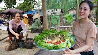 Building Green Life: Take Care of Animals on the Farm, Harvest Fruit in Garden Goes to Market Sell