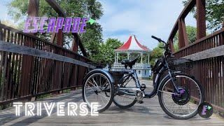 Stretched Racing Cruiser E-Trike | 2022 Escapade Triverse | Escapade Electric Bicycles