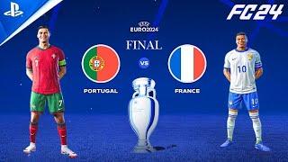 FC 24 - Portugal Vs France UEFA EURO Final 2024 | C.Ronaldo Vs K.Mbappe | [4K60FPS]