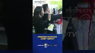 Momen Presiden Prabowo Joget ‘Gemoy’ saat Tiba di Istana Negara