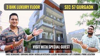 3 bhk builder floor in sector 57  gurgaon | Just 1.68Cr 