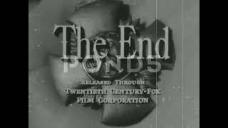 The End/Released Through Twentieth Century-Fox Film Corporation Logo (1949)