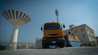 Renault Trucks Vehicles in Operation Keeping Qatar Clean