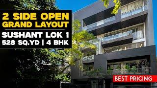 Inside 4 BHK Builder Floor in Sushant Lok 1 Gurgaon | Two Side Open | 500 Square Yards