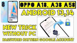 Oppo A18 FRP Bypass Android 14 Oppo A18 Google Account Bypass Android 12,13 Oppo A38 FRP Bypass 2024