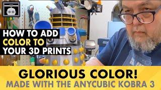 Epic Dalek multicolor 3D print: 38 hours in the making