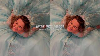 jitter text effect | after effects