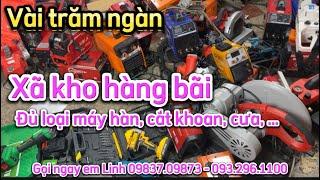 CHỐT NHANH XẢ LÔ HÀNG BÃI ĐỦ LOẠI MÁY MÓC, … VÀI TRĂM NGÀN RẺ BÈO #mayhan #kobe #wintech #mayhanmig