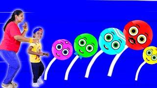 Lollipop Finger Family | Brush My Teeth + Fun Songs for Kids