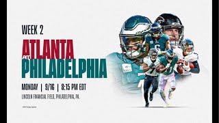 Atlanta Falcons vs Philadelphia Eagles Week 2 Play by Play Monday Night Football